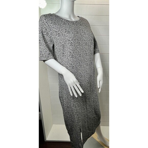 Ann Taylor LOFT Leopard Print Dress 10 Tall Sheath Animal Print NWOT Mob Wife - Picture 6 of 11